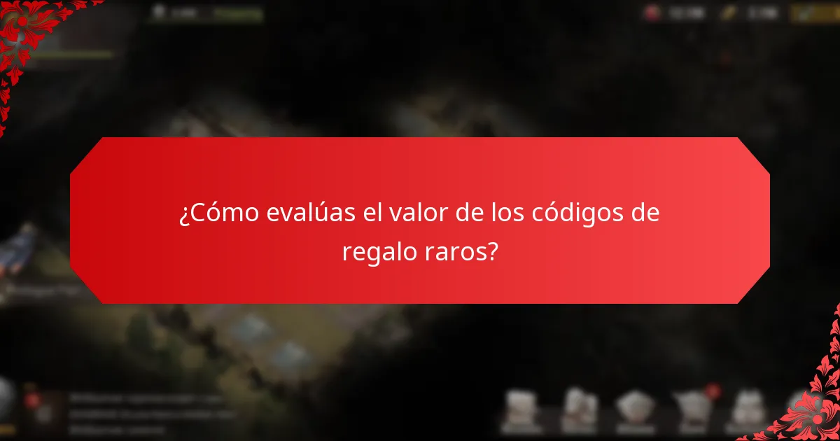 ¿Cómo puedes adquirir códigos de regalo raros?