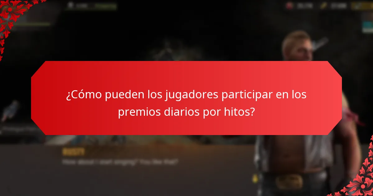 ¿Con qué frecuencia se otorgan los premios diarios por hitos?