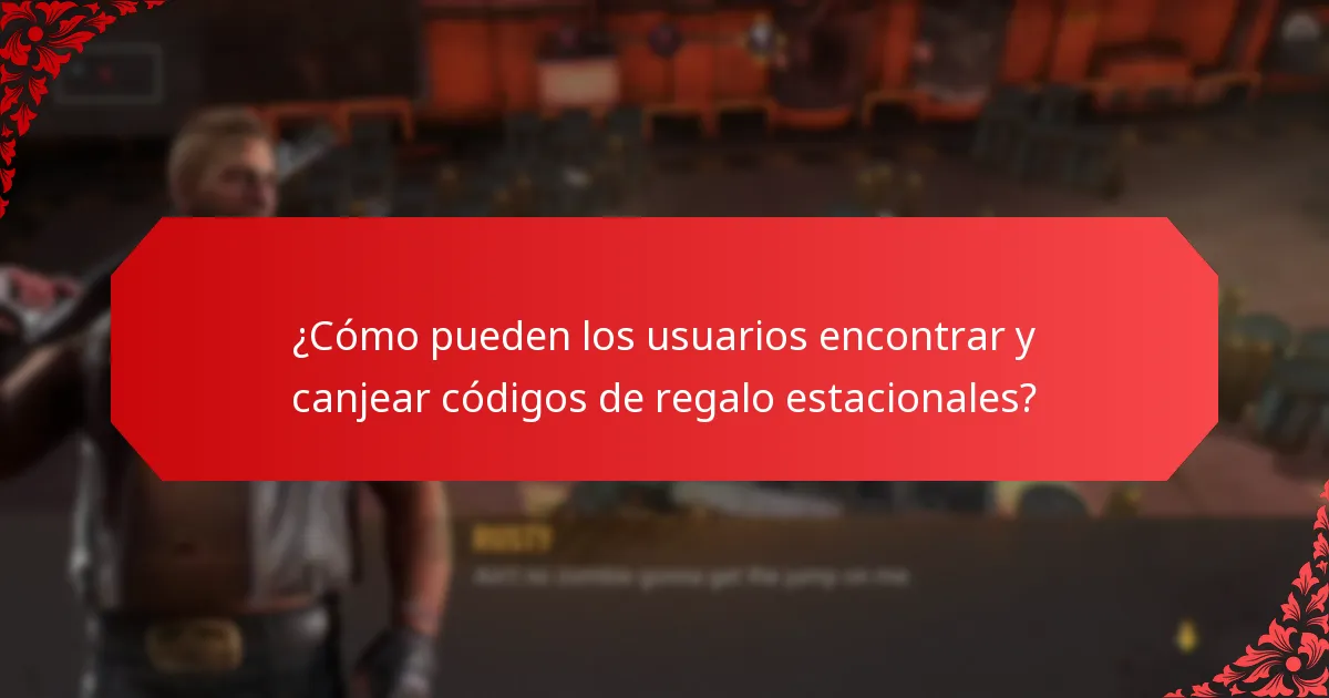 ¿Qué tipos de códigos de regalo estacionales están disponibles?