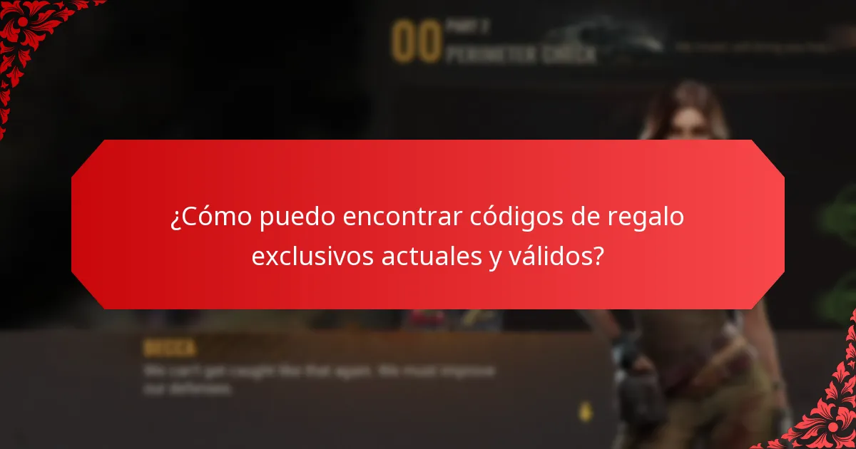 ¿Cómo canjeo códigos de regalo exclusivos?