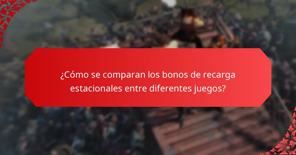 ¿Qué recompensas pueden esperar los jugadores de los eventos estacionales?