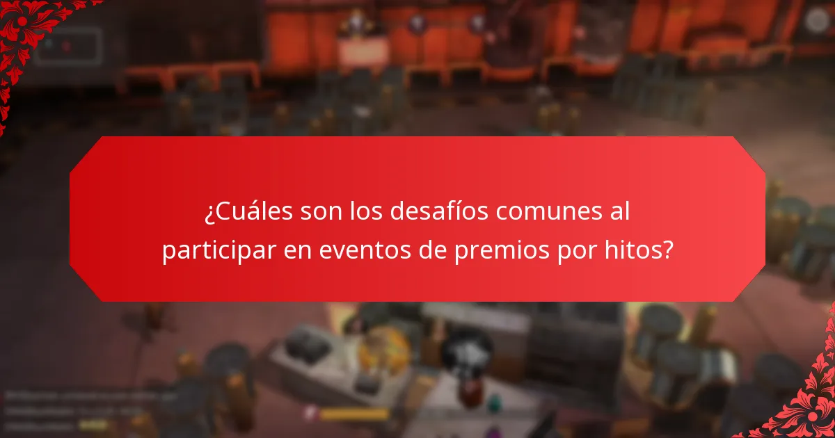 ¿Cómo pueden los jugadores participar en eventos de premios por hitos?