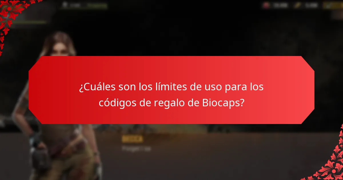 ¿Dónde puedes canjear los códigos de regalo de Biocaps?