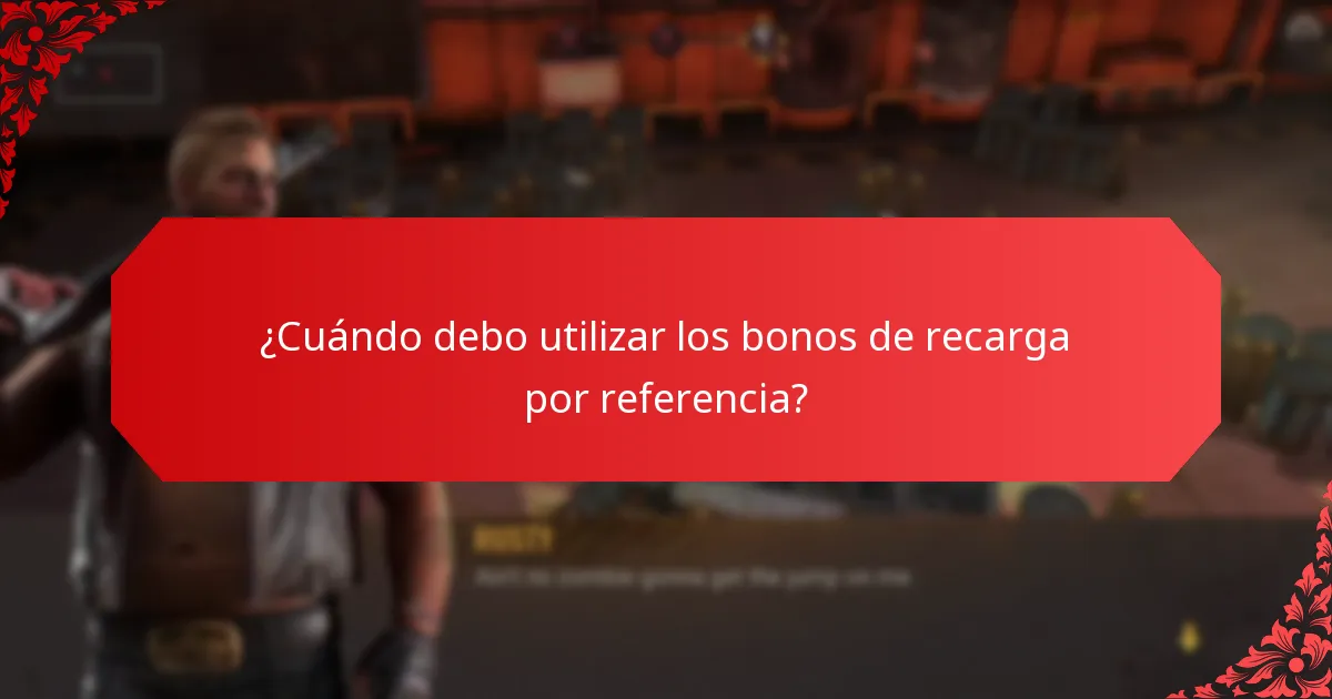 ¿Dónde puedo encontrar bonos de recarga por referencia?