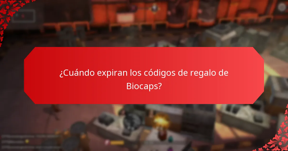 ¿Cuáles son los límites de uso para los códigos de regalo de Biocaps?