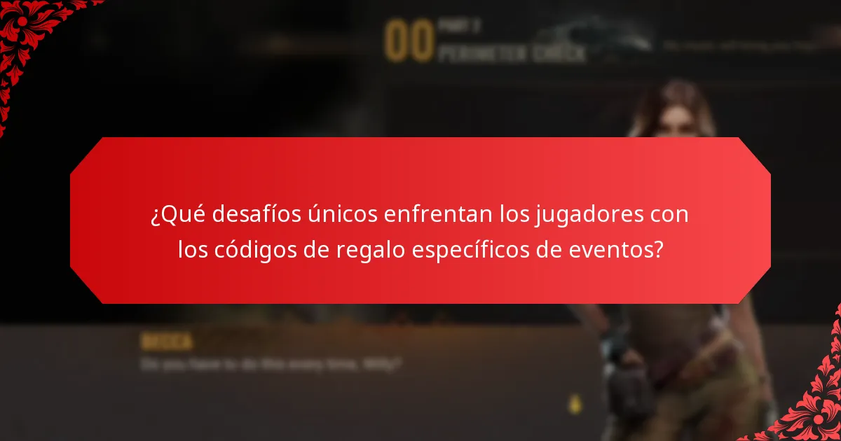 ¿Qué beneficios pueden obtener los jugadores de los códigos de regalo específicos de eventos?