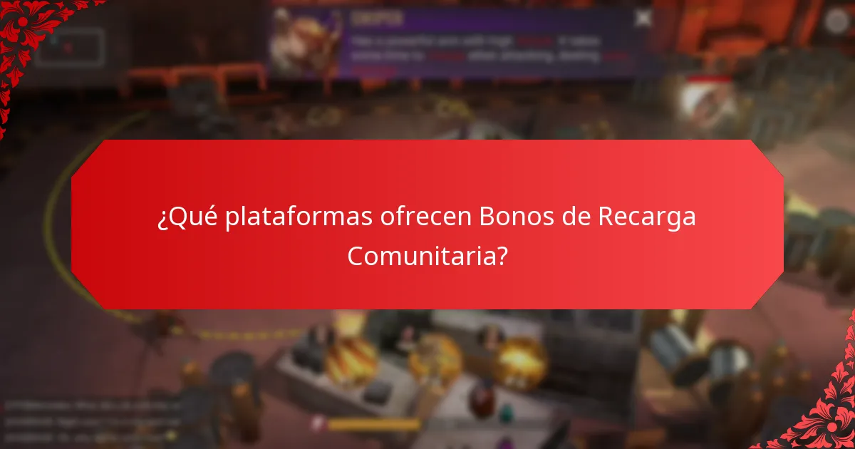 ¿Cuáles son los desafíos en la implementación de Bonos de Recarga Comunitaria?