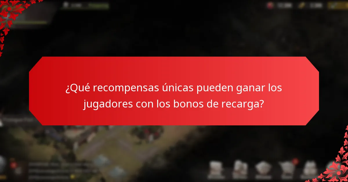 ¿Cuáles son los términos y condiciones asociados con los bonos de recarga?